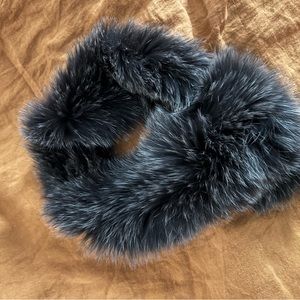 Grey Fox fur Collar